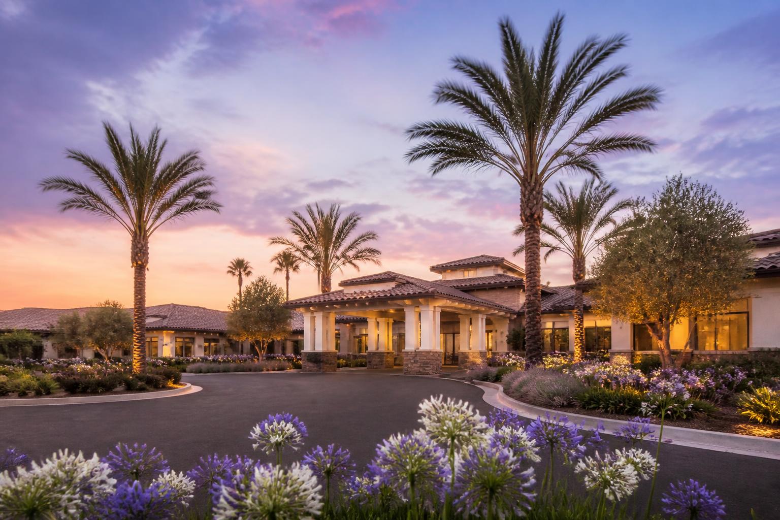 The entrance of a licensed assisted living facility in Santa Monica